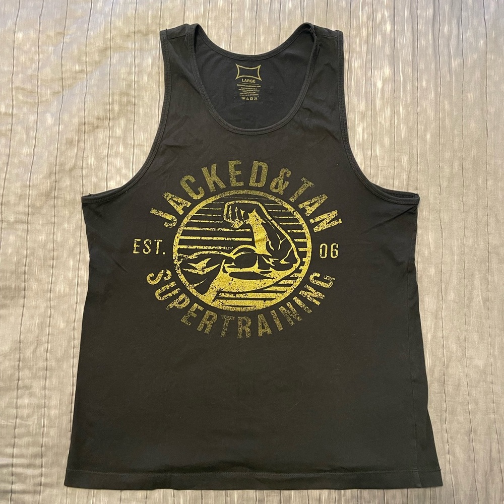 Mark Bell Sling Shot Jacked & Tan Tank Top